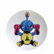 Тарелка подстановочная 31см серии Jeff Koons Collection Elephant (Лимитированная серия на 2500 пред.) Bernardaud