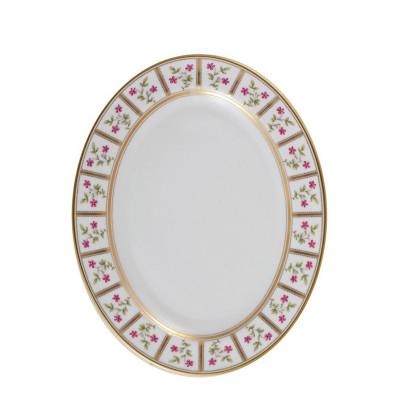 Блюдо овальное 38см серии Roseraie Bernardaud