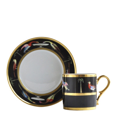 Чашка с блюдцем от Historic Cups Aux Oiseaux Bernardaud