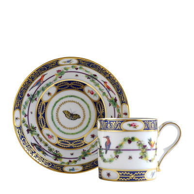 Чашка с блюдцем серии Historic Cups Aux Aigrettes Bernardaud