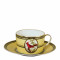 Чашка для завтрака с блюдцем 250мл от Jardin Du Roi Jardin Du Roi Bernardaud