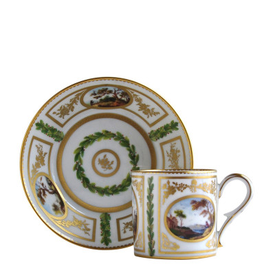 Чашка с блюдцем от Historic Cups Le Timbalier Chinois Bernardaud