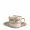 Чашка чайная с блюдцем 130мл серии Botanique Bernardaud