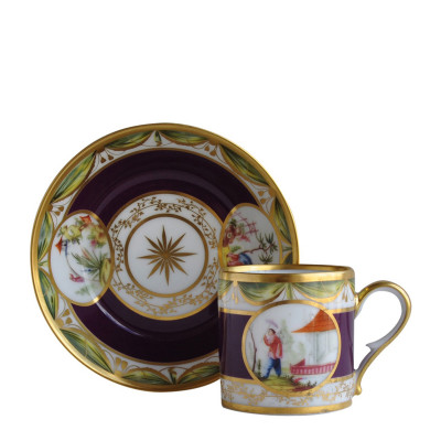 Чашка с блюдцем серии Historic Cups Aux Chinois Bernardaud
