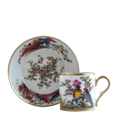 Чашка с блюдцем от Historic Cups Aux Perroquets Bernardaud