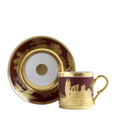 Чашка с блюдцем серии Historic Cups Paysage A L'Or Bernardaud