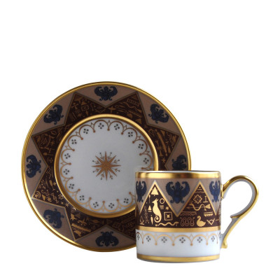 Чашка с блюдцем серии Historic Cups Hieroglyphes Bernardaud
