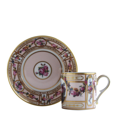 Чашка с блюдцем серии Historic Cups Aux Paniers Bernardaud