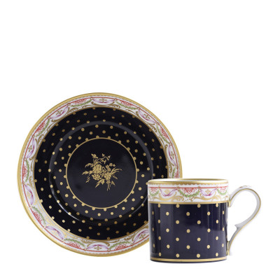 Чашка с блюдцем серии Historic Cups Bouquet De La Reine Bernardaud