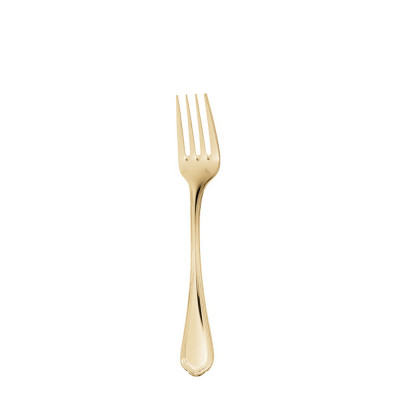 Вилка для салата 17см от Spatours Посеребрение + сплошная позолота Christofle