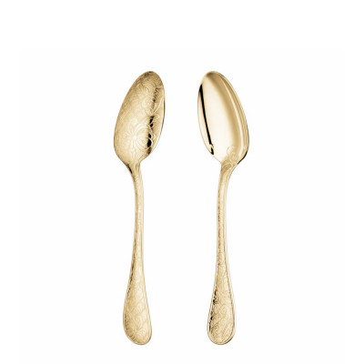 Меню-ложка 20см серии Jardin d'Eden Посеребрение + сплошная позолота Christofle