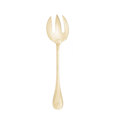 Сервировочная вилка для салата 25см от Jardin d'Eden Посеребрение + сплошная позолота Christofle