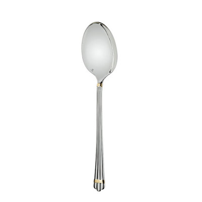 Ложка для овощей 26см от Aria Серебро + узорная позолота Christofle Ложка для овощей 26см от Aria Серебро + узорная позолота Christofle