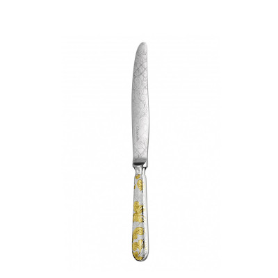 Меню-нож 23см от Jardin D'Eden Серебро + узорная позолота Christofle