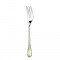 Сервировочная вилка 26см от Marly Серебро + узорная позолота Christofle