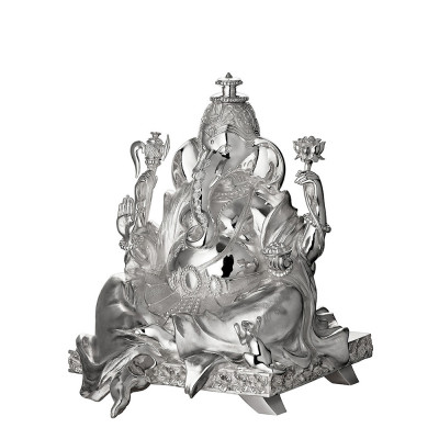 Статуэтка Ганеша 33,5 x 24,5 x 19,5см серии Ganesh - Limited Edition 21 шт. Серебро Christofle