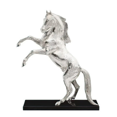 Статуэтка Скачущая лошадь 46см от Cheval cabré - Limited Edition 50 шт. Серебро Christofle