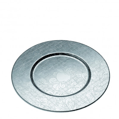 Тарелка подстановочная 32,5см от Jardin d'Eden Посеребрение Christofle