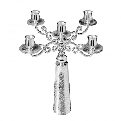 Подсвечник на 5 свечей 35,4 x 7,4 x 39,7см от Jardin d'Eden Посеребрение Christofle