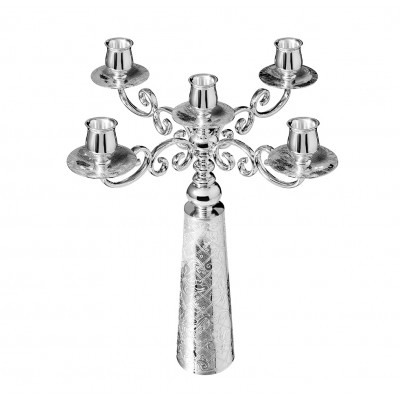 Подсвечник на 5 свечей 35,4 x 7,4 x 39,7см от Jardin d'Eden Посеребрение Christofle