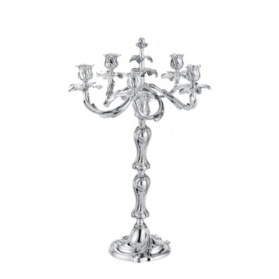 Канделябр на 5 свечей 38см серии Trianon Посеребрение Christofle