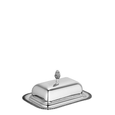 Масленка прямоугольная 18,8 x 13,3см серии Malmaison Посеребрение Christofle
