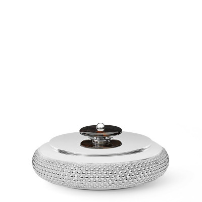 Шкатулка 25см серии Perles Посеребрение Christofle