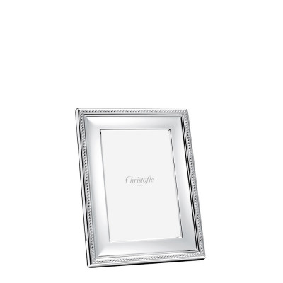 Рамка для фотографий 13 x 18см от Perles Посеребрение Christofle Рамка для фотографий 13 x 18см от Perles Посеребрение Christofle