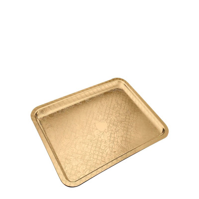 Поднос прямоугольный 20х16см от Jardin d'Eden Посеребрение + сплошная позолота Christofle