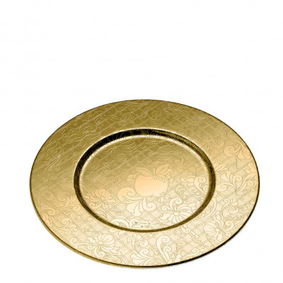 Тарелка подстановочная 32,5см серии Jardin d'Eden Посеребрение + сплошная позолота Christofle