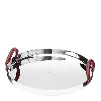 Поднос прямоугольный с ручками 40см от Mood Nomade Сталь Christofle Поднос прямоугольный с ручками 40см от Mood Nomade Сталь Christofle