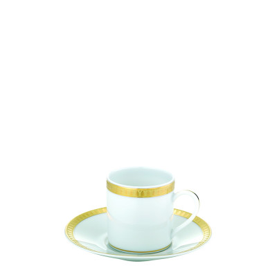 Чашка эспрессо с блюдцем 0,1л серии Malmaison Or Christofle