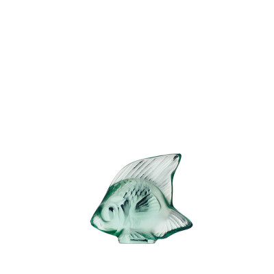 Скульптура рыбы цвет Мятный от Lalique