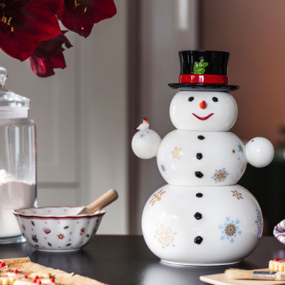 Банка снеговик 15 см Christmas Toys Memory Villeroy & Boch