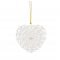 Подвесное украшение в форме сердца. Рождественская классика коллекция 2025