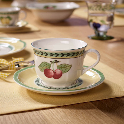 Чашка с блюдцем 0,35л French Garden Fleurence Villeroy & Boch Чашка с блюдцем 0,35л French Garden Fleurence Villeroy & Boch