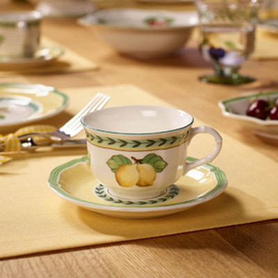 Чашка чайная с блюдцем 0,2л French Garden Fleurence Villeroy & Boch Чашка чайная с блюдцем 0,2л French Garden Fleurence Villeroy & Boch