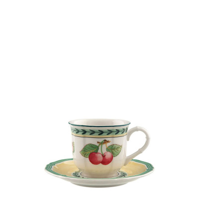 Чашка эспрессо с блюдцем 0,1л French Garden Fleurence Villeroy & Boch Чашка эспрессо с блюдцем 0,1л French Garden Fleurence Villeroy & Boch