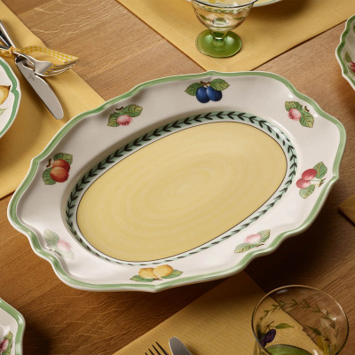 Блюдо овальное 44см French Garden Fleurence Villeroy & Boch Блюдо овальное 44см French Garden Fleurence Villeroy & Boch