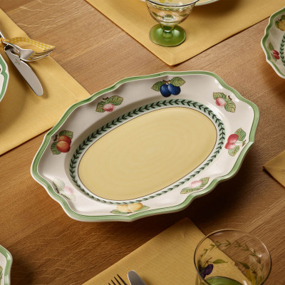 Блюдо овальное 37см French Garden Fleurence Villeroy & Boch Блюдо овальное 37см French Garden Fleurence Villeroy & Boch