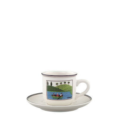 Чашка эспрессо с блюдцем 0,1л Design Naif Villeroy & Boch	 Чашка эспрессо с блюдцем 0,1л Design Naif Villeroy & Boch