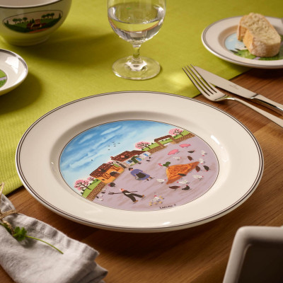 Тарелка главная Куриная ферма 27см Design Naif Villeroy & Boch	 Тарелка главная Куриная ферма 27см Design Naif Villeroy & Boch