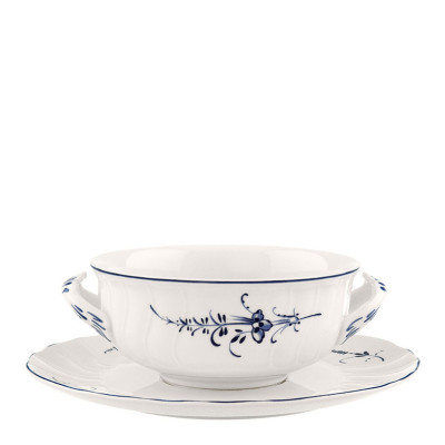 Чаша суповая с блюдцем 0,4л Old Luxembourg Villeroy & Boch	 Чаша суповая с блюдцем 0,4л Old Luxembourg Villeroy & Boch