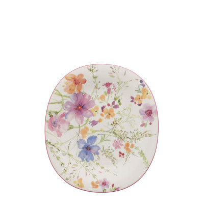 Тарелка закусочная овальная 23см Mariefleur Basic Villeroy & Boch Тарелка закусочная овальная 23см Mariefleur Basic Villeroy & Boch