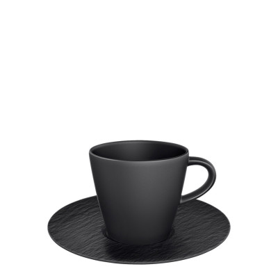 Кофейная чашка с блюдцем 150 мл Manufacture Rock Villeroy & Boch Кофейная чашка с блюдцем 150 мл Manufacture Rock Villeroy & Boch