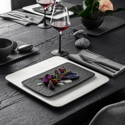 Многофункциональная тарелка 28 см Manufacture Rock Villeroy & Boch Многофункциональная тарелка 28 см Manufacture Rock Villeroy & Boch
