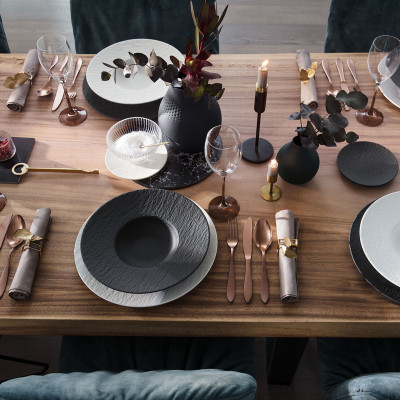 Тарелка для спагетти 28 см Manufacture Rock Villeroy & Boch Тарелка для спагетти 28 см Manufacture Rock Villeroy & Boch