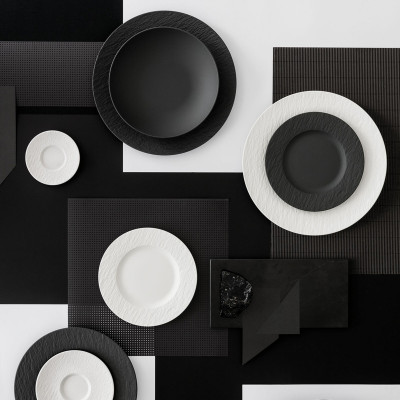 Обеденная тарелка 27 см Manufacture Rock Blanc Villeroy & Boch Обеденная тарелка 27 см Manufacture Rock Blanc Villeroy & Boch