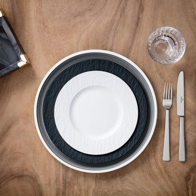 Закусочная тарелка 22 см Manufacture Rock Blanc Villeroy & Boch Закусочная тарелка 22 см Manufacture Rock Blanc Villeroy & Boch