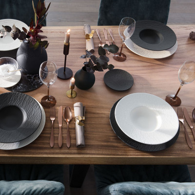 Тарелка для спагетти 28 см Manufacture Rock Blanc Villeroy & Boch Тарелка для спагетти 28 см Manufacture Rock Blanc Villeroy & Boch